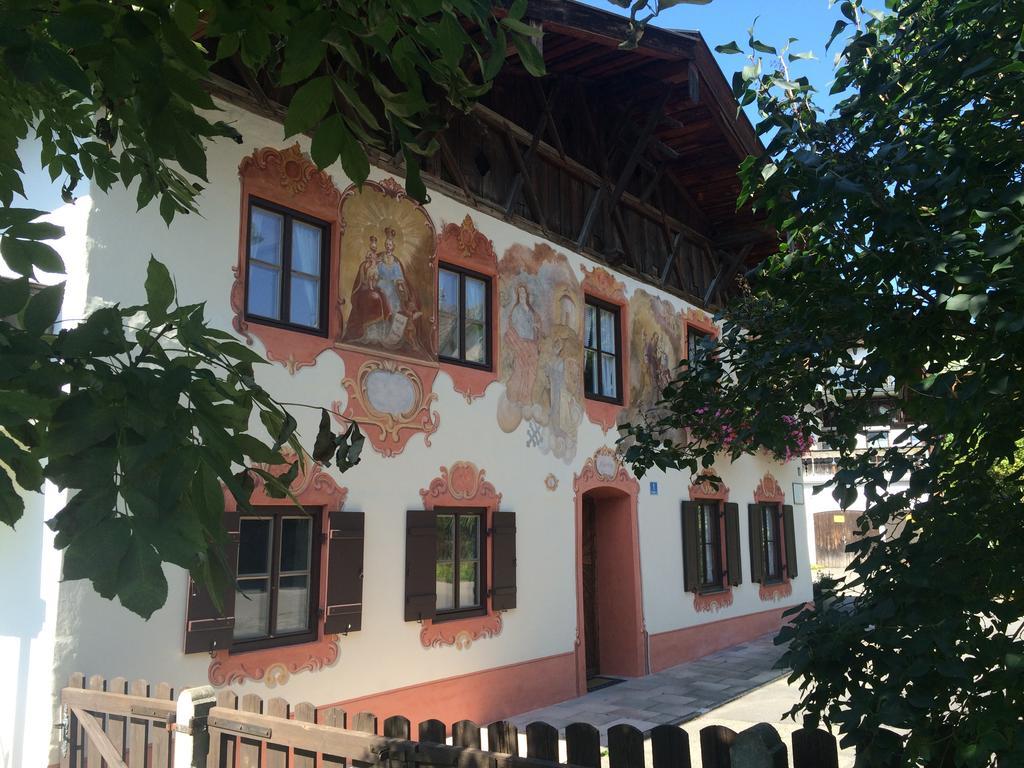 אוברמרגואה Ferienwohnungen Im Lueftlmalereck, Mussldomahaus מראה חיצוני תמונה