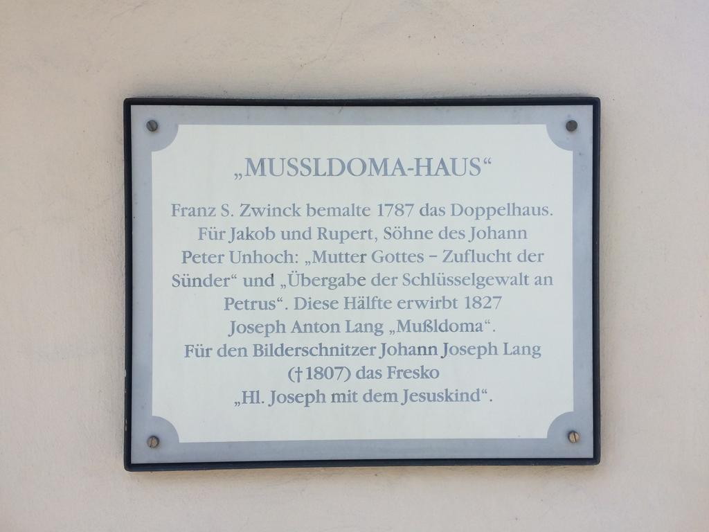 אוברמרגואה Ferienwohnungen Im Lueftlmalereck, Mussldomahaus מראה חיצוני תמונה